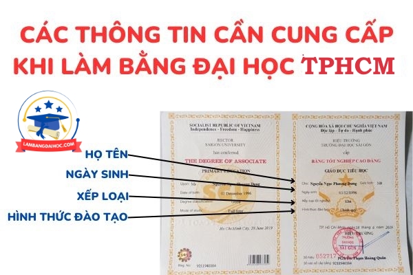làm bằng đại học tại hcm
