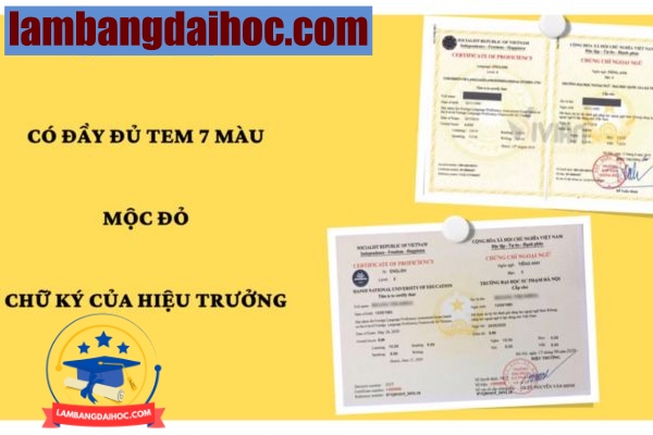 làm chứng chỉ tiếng anh giả