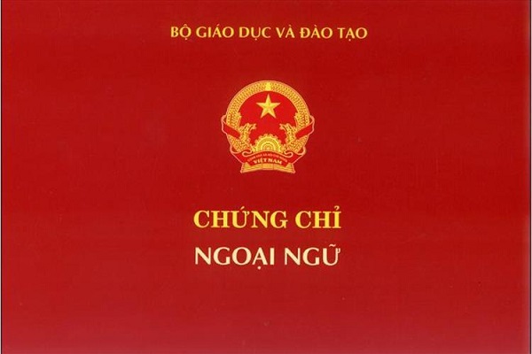 chứng chỉ ngoại ngữ