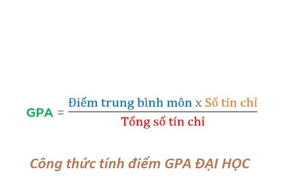 công thức tính điểm gpa đại học