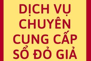 làm sổ đỏ giả