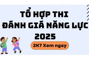 tổ hợp thi đánh giá năng lực 2025